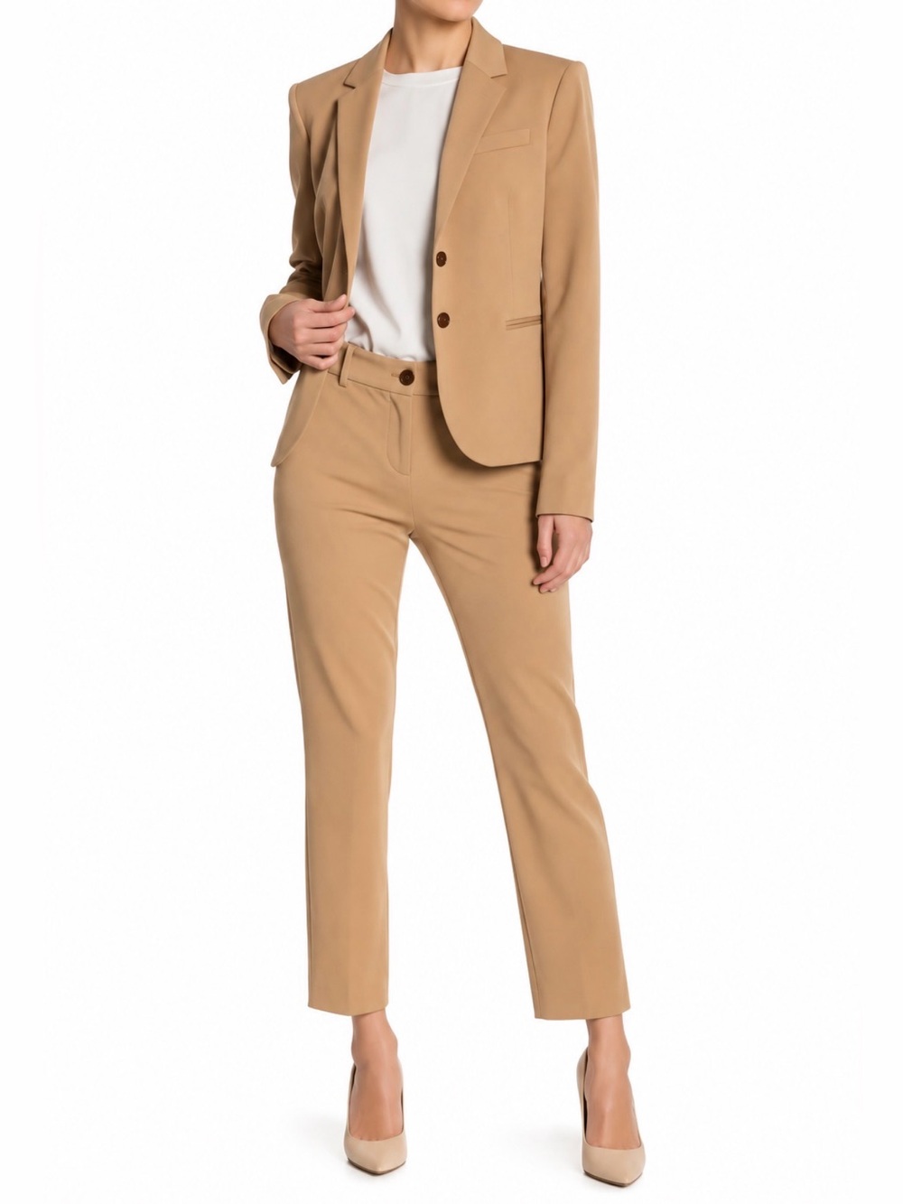 J Crew Tan Suit NEW NWT